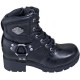 Harley Davidson® Womens Jocelyn Black Leather Low Cut Boot 83775